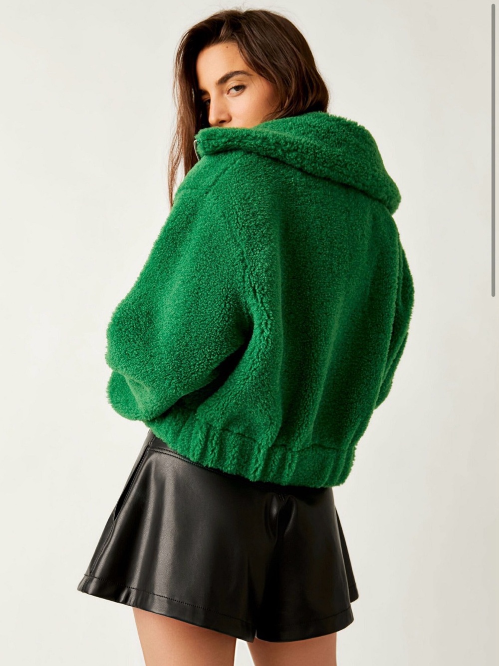 Free People Get Cozy Oversized Teddy Jacket - Picture 3 of 10